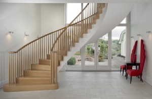 Spiral stair in private house in Cheshire             